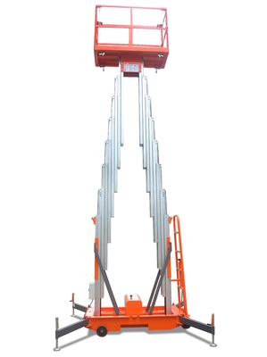 Hydraulic Scissor Lift Table Dual Mast Design Safe And Easy Travel Speed Raised 1km/h