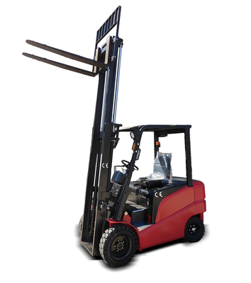 Durable 3meters 3tons Four Wheels Full Electric Forklift Suitable for large tonnage and high lifting with CE certificate