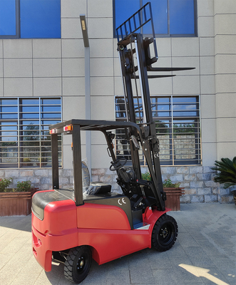 Durable 3meters 3tons Four Wheels Full Electric Forklift Suitable for large tonnage and high lifting with CE certificate