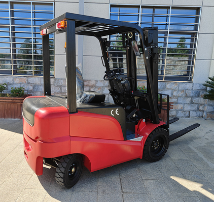 Durable 3meters 3tons Four Wheels Full Electric Forklift Suitable for large tonnage and high lifting with CE certificate