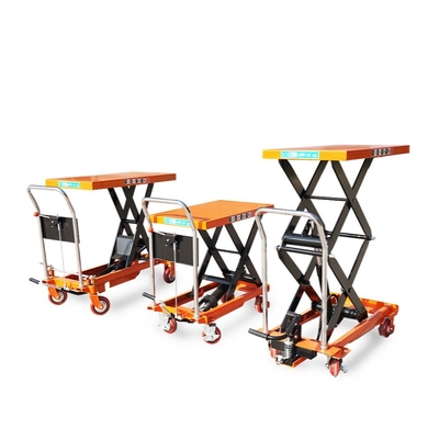 Versatile Hydraulic Double Scissor Lift Table Manual Crank