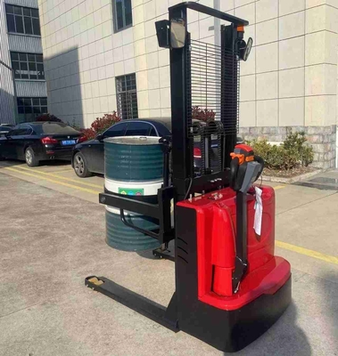 1.6meters 3meters 500kg Fully Electric Drum Stacker For Drum Transportation And Lifting