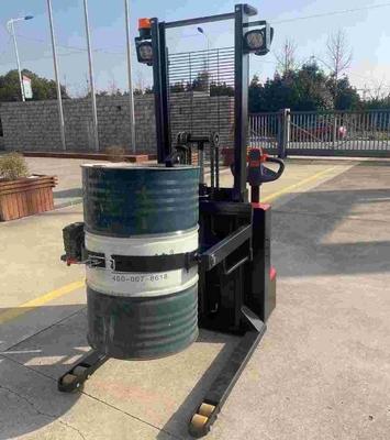 1.6meters 3meters 500kg Fully Electric Drum Stacker For Drum Transportation And Lifting