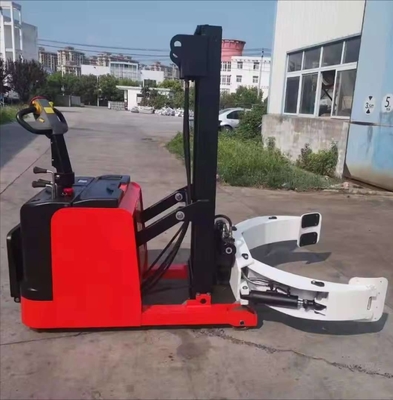 1 Ton 2 Ton 4m Electric Forklift Stacker With Clamp For Lift Truck Customized