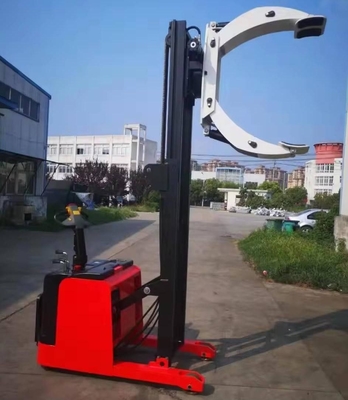 1 Ton 2 Ton 4m Electric Forklift Stacker With Clamp For Lift Truck Customized