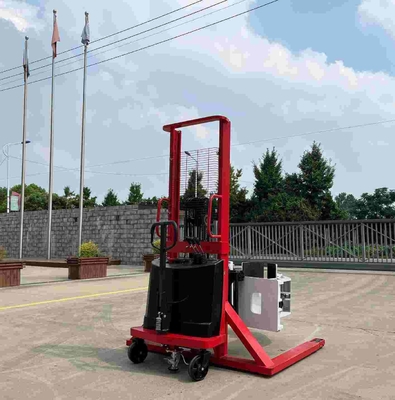 1102lb 1543lb 2 Meters Semi Electric Roll Stacker Rotate 360 Degree With Adjustable Clamp