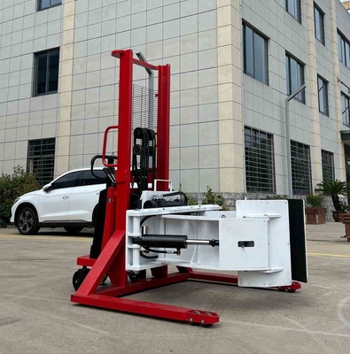 1102lb 1543lb 2 Meters Semi Electric Roll Stacker Rotate 360 Degree With Adjustable Clamp
