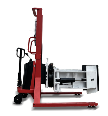 Semi Electric Roll Stacker Hand Pushed Paper Reel Lifter Stacking Roller Stacker Cheap Price