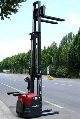 Customized Full Electric Dual Lift Stacker 2 Ton Load 3 Meter Height for Safe Pallet Handling