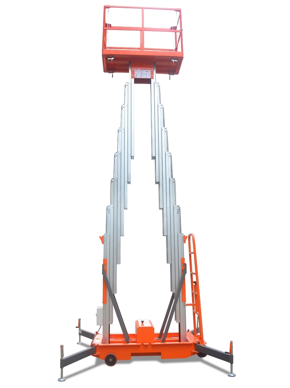Hydraulic Scissor Lift Table Dual Mast Design Safe And Easy Travel Speed Raised 1km/h