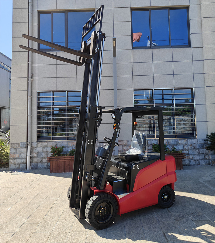 Durable 3meters 3tons Four Wheels Full Electric Forklift Suitable for large tonnage and high lifting with CE certificate