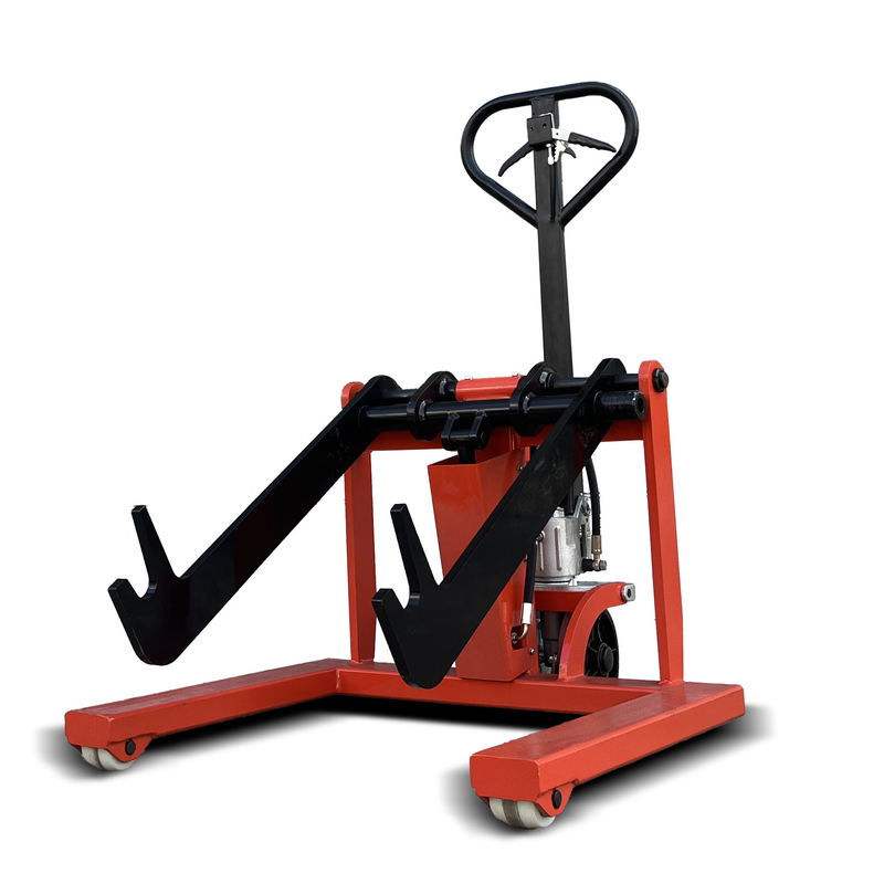500kg Coil Lifter Reel Handling Trolley For Positioning Reels Or Cylinder