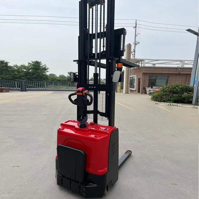KAD Electric Pallet Stacker with 500mm Load Center 1100mm Fork Length and 1450mm Turning Radius