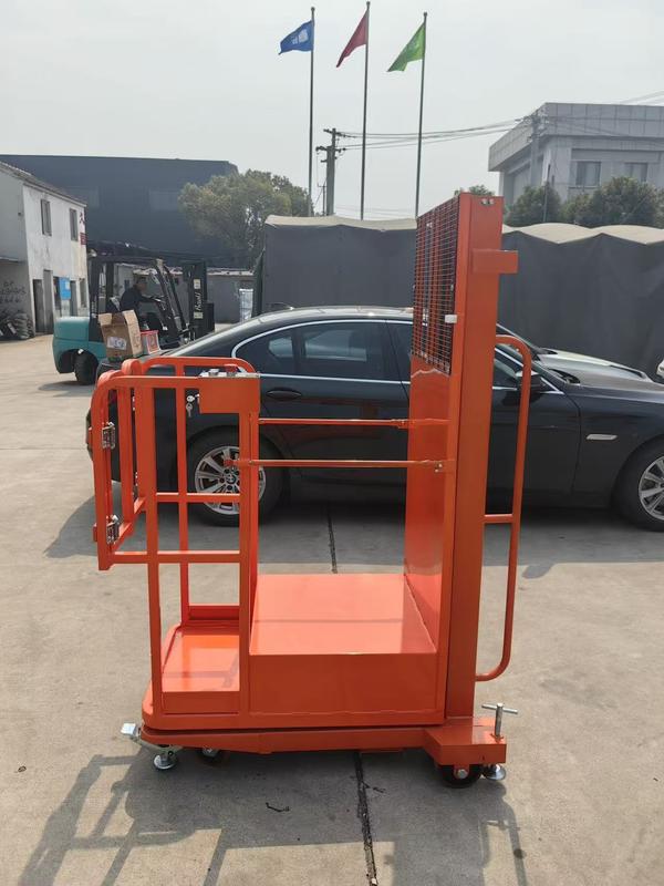 Belift 200kg Battery Powered Mobile Cargo Goods Handling Semi Electric Stock Order Picker Trolley