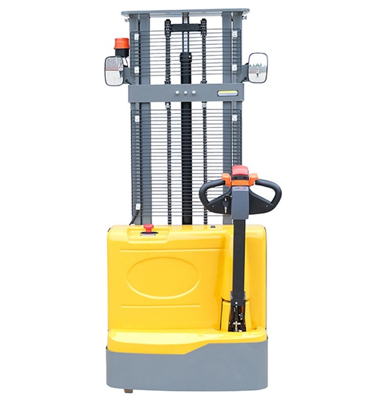 Full Electric Walkie Stacker  1600kg 1.6ton 4m 4meter Free-maintenance battery forklift