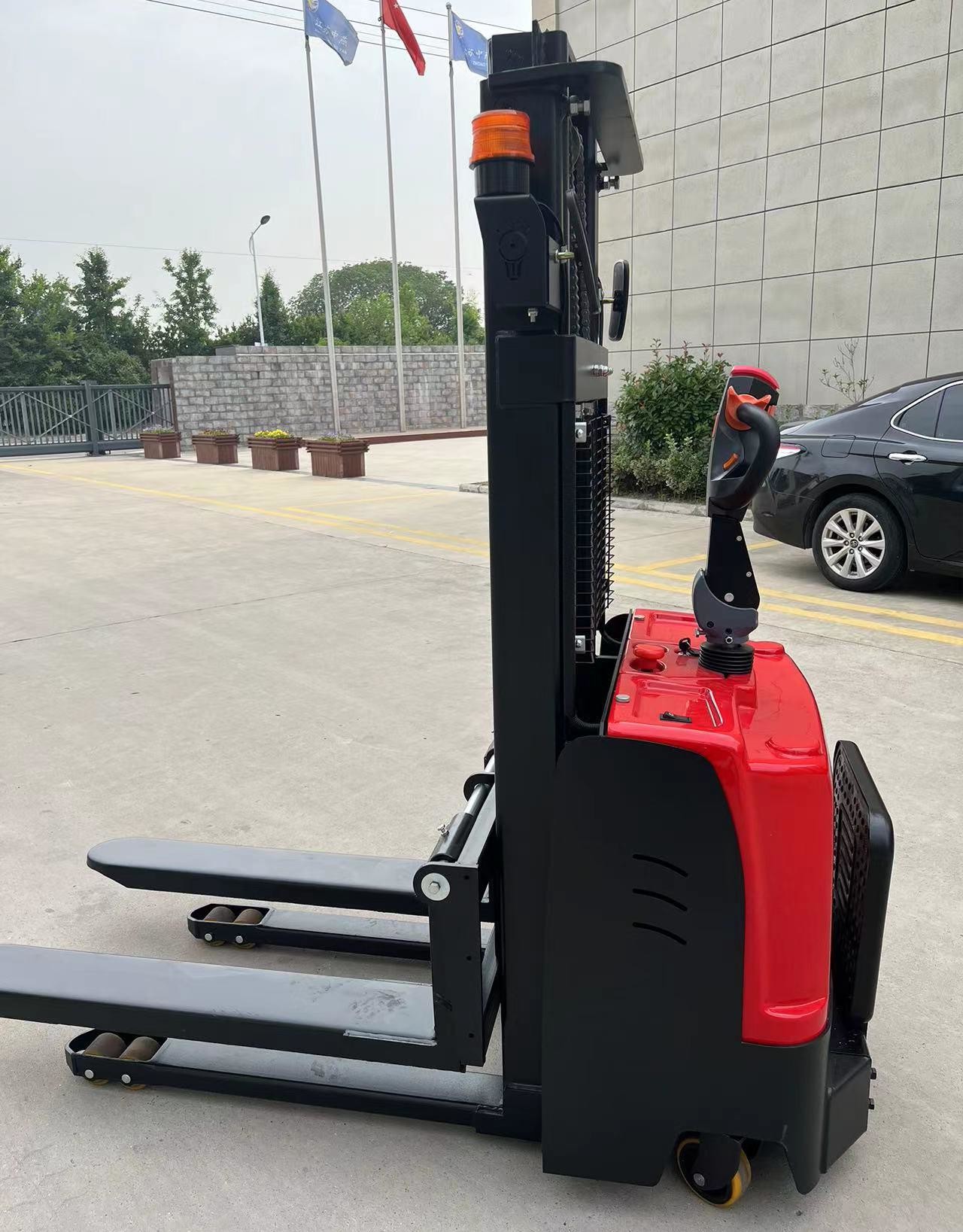 Lift 3000mm Standing 9.84ft 3t Electric Pallet Truck With Lightweight Forlogistics And Warehouse