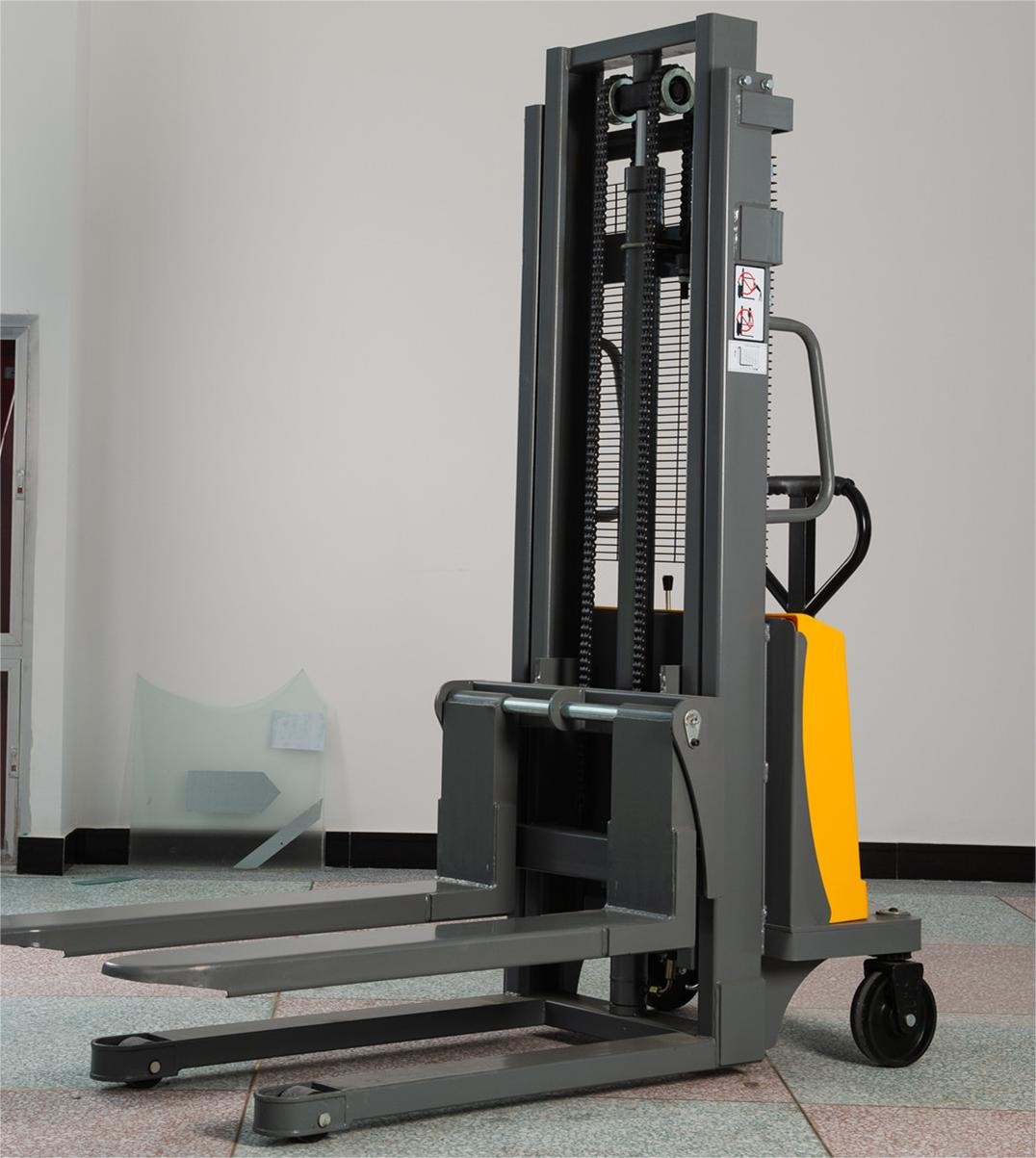 3000mm 3 meters 2000kg 2 tons Semi-Electric Stacker CE certificate Electric Pallet Lift Stacker