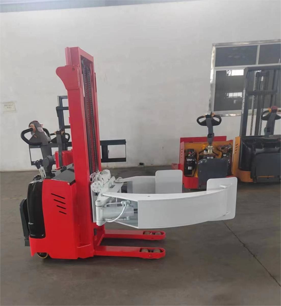 500kg 1000kg 3meters Full Electric Clamp electric stacker with Rotating Roller Clamp customized rotation angle