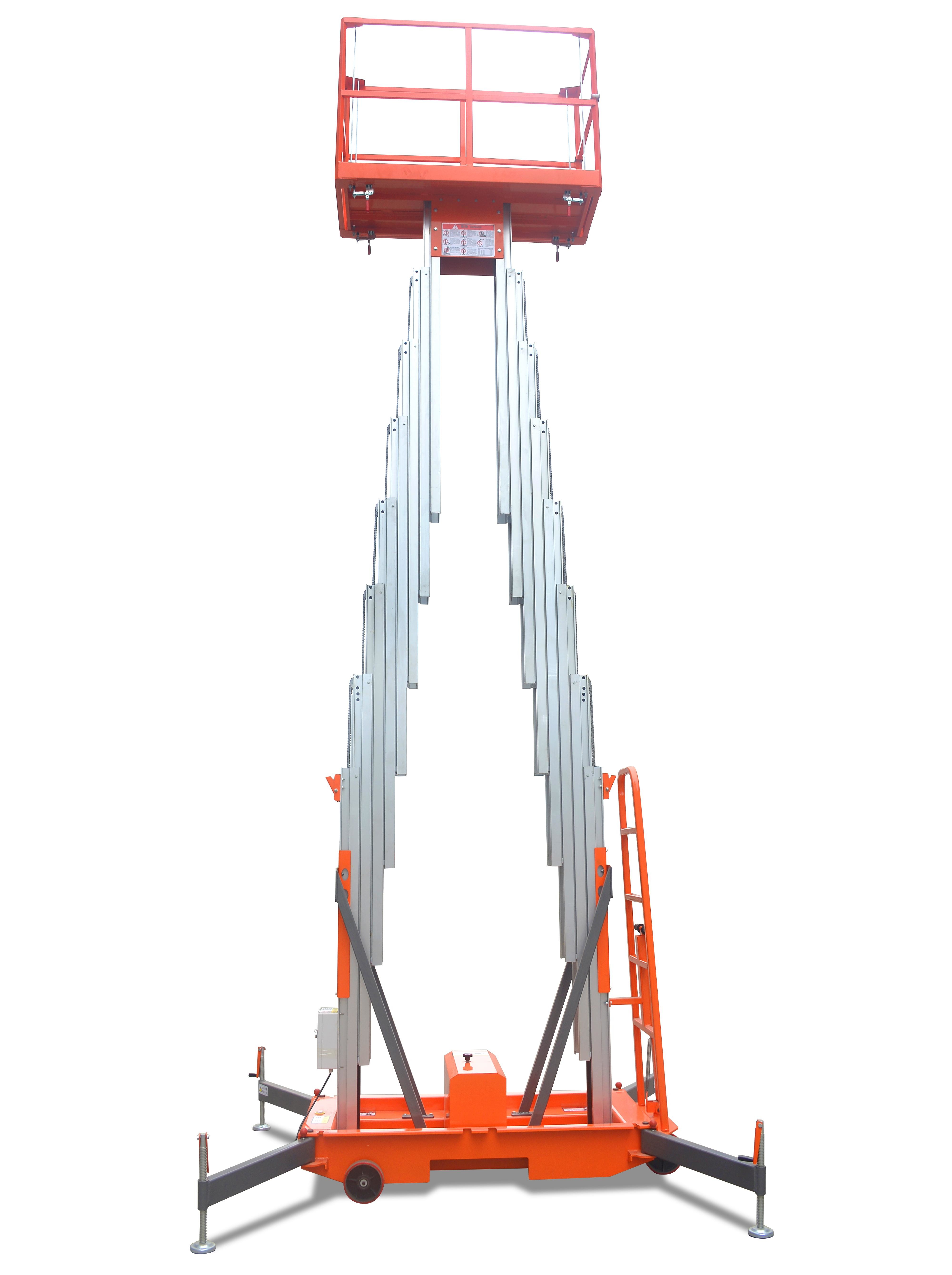 Hydraulic Scissor Lift Table Dual Mast Design Safe And Easy Travel Speed Raised 1km/h