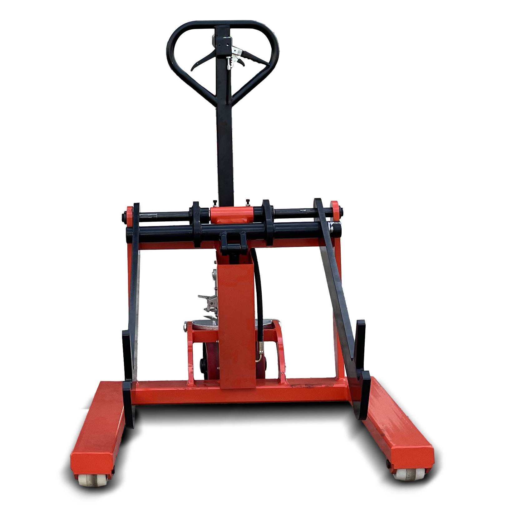 500kg Coil Lifter Reel Handling Trolley For Positioning Reels Or Cylinder