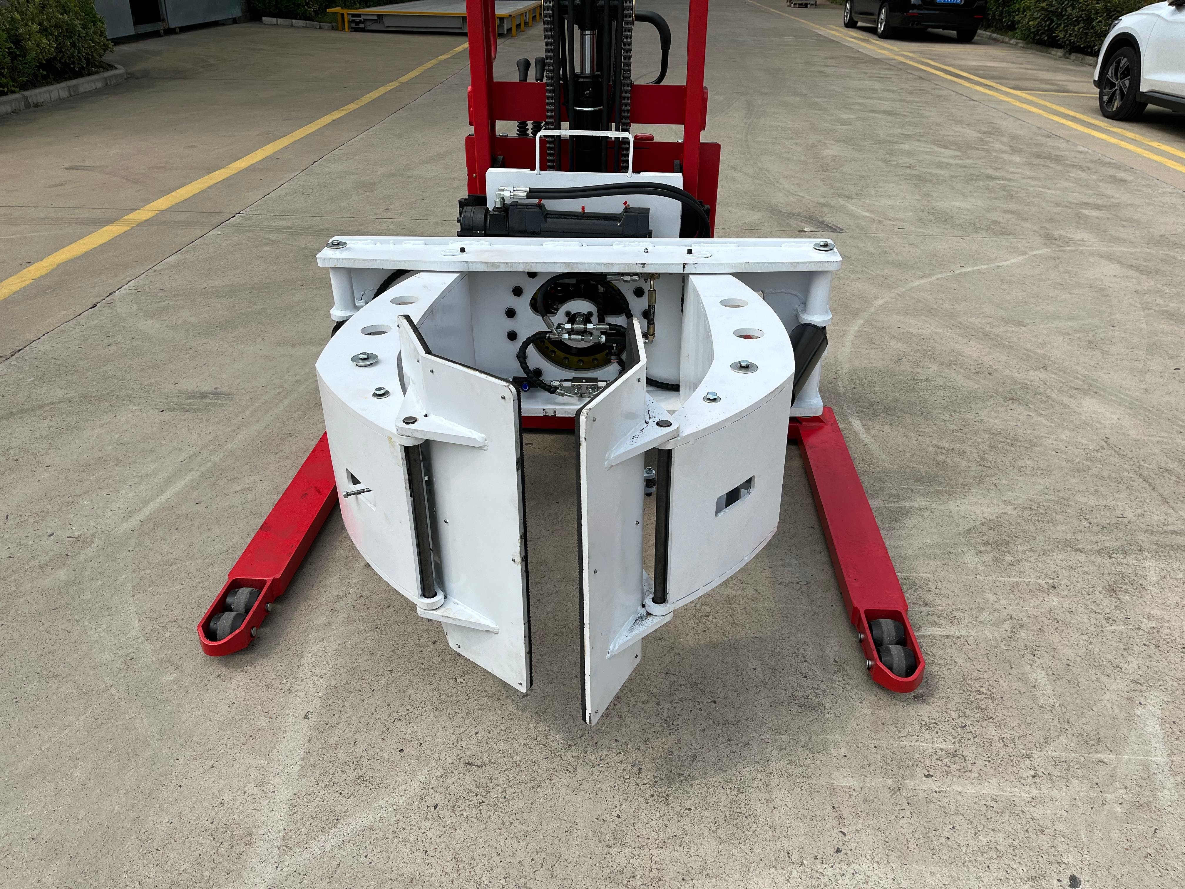 Paper Roll Semi Electric Stacker Good Durability Durable Materials User Friendly Operation