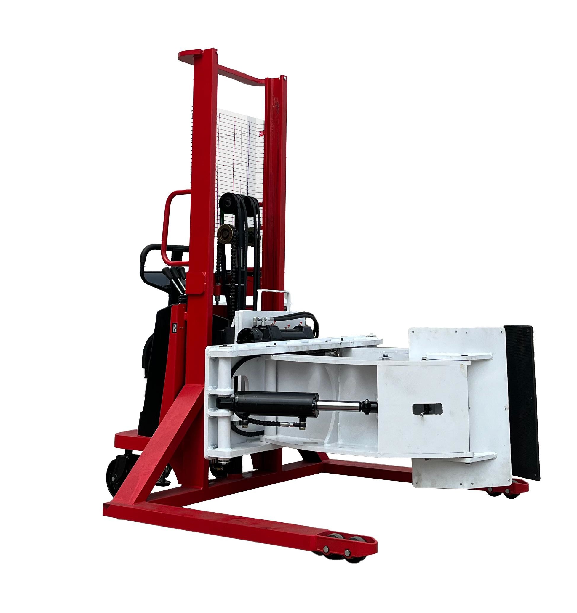 Semi Electric Roll Stacker Hand Pushed Paper Reel Lifter Stacking Roller Stacker Cheap Price