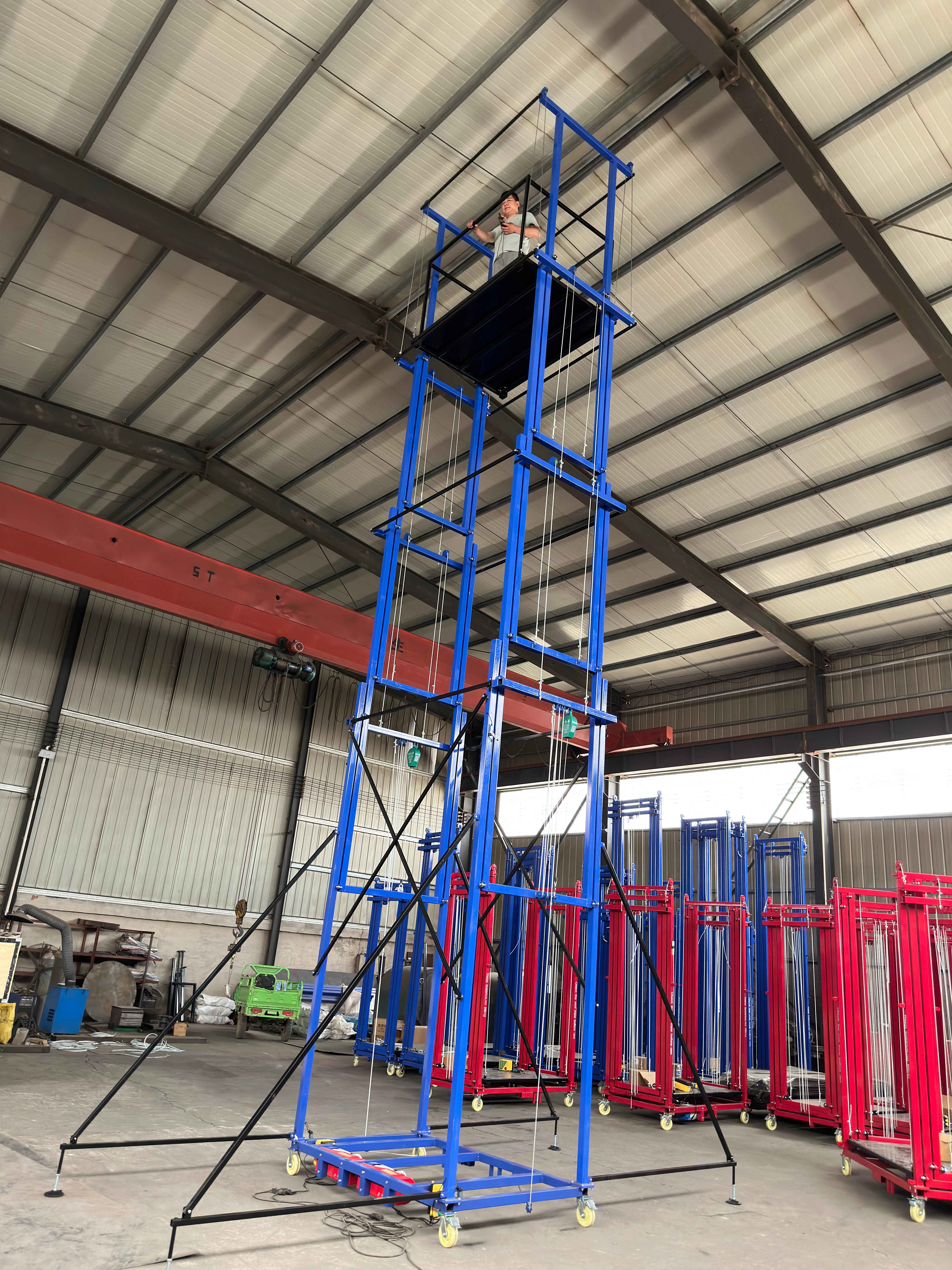 3m 4m 5m 3.5m 4.5m 6m 8m 12m Multiple Models Mobile Electric Scaffolding