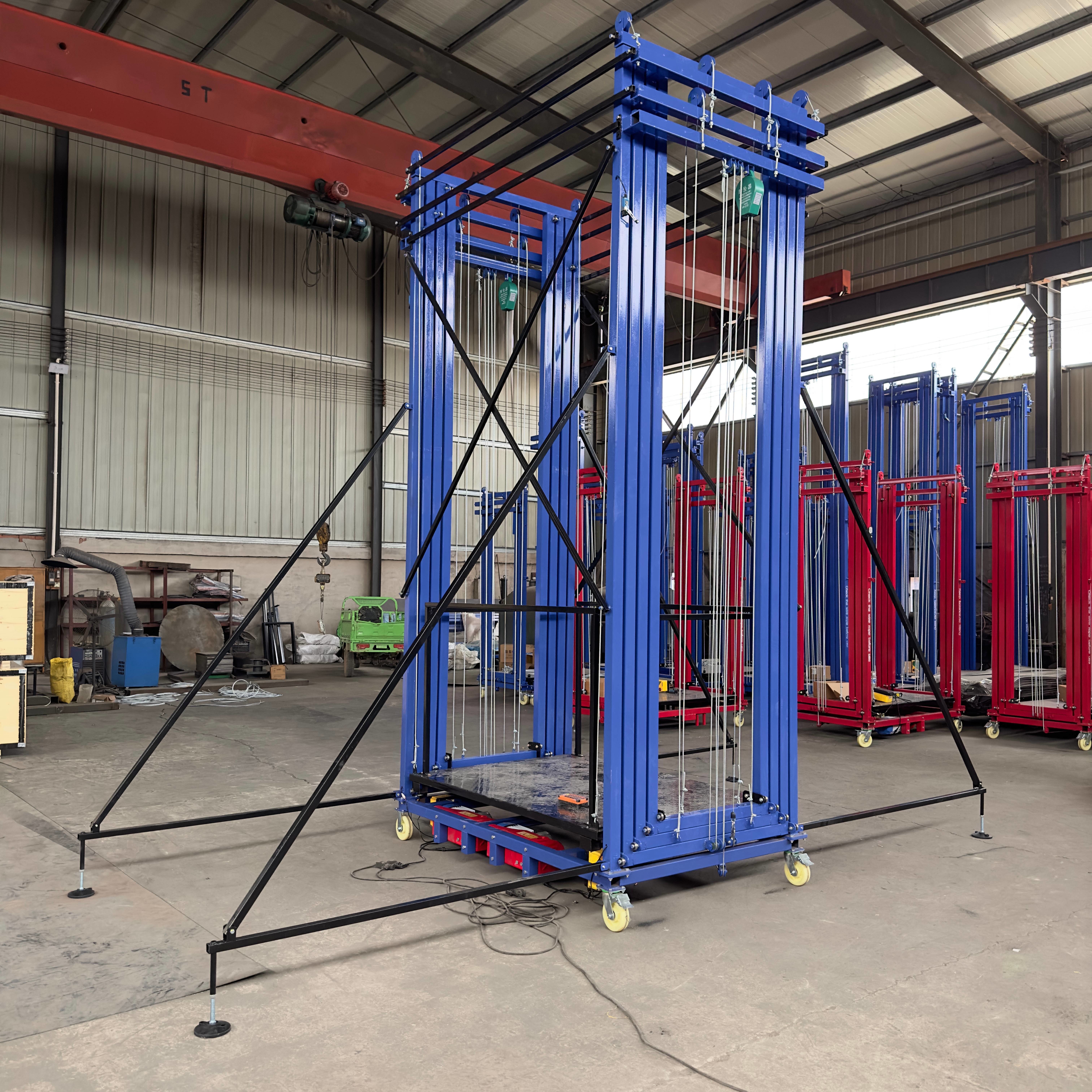 3m 4m 5m 3.5m 4.5m 6m 8m 12m Multiple Models Mobile Electric Scaffolding